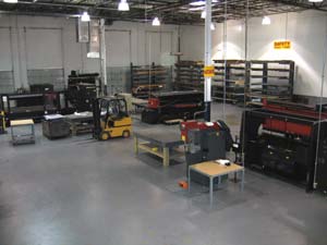 Manufacturing Interior View 